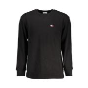 Tommy Hilfiger Svart Bomull Herr Långärmad T-shirt Black, Herr