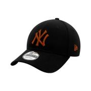 New Era Svart Yankees League Essential Keps Black, Herr