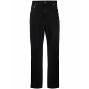 Golden Goose Svarta Aw23 Straight Jeans - Dammode Black, Dam