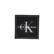 Calvin Klein Svart Ekologisk Bomullsscarf Black, Dam