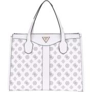 Guess Logotyp-totebag Silvana 2 White, Dam