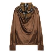 Burberry Rundhalsad T-shirt Brown, Dam