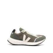 Veja Khaki Sneaker med Mesh Paneling Green, Herr