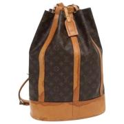 Louis Vuitton Vintage Pre-owned Canvas louis-vuitton-vskor Brown, Dam