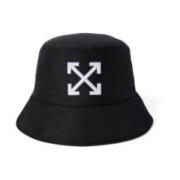 Off White Svarta Snygga Hattar Black, Herr