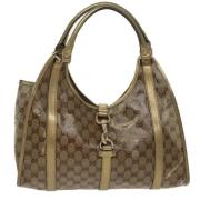 Gucci Vintage Pre-owned Canvas handvskor Beige, Dam