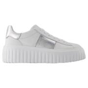 Hogan Laeder sneakers White, Dam