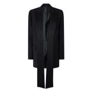 PINKO Lana Gazzella Blazer i Svart Black, Dam