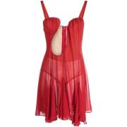 Nensi Dojaka Röd Cut-Out Tulle Miniklänning Red, Dam