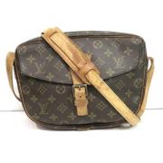 Louis Vuitton Vintage Pre-owned Tyg axelremsvskor Brown, Dam