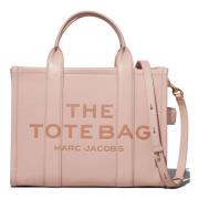 Marc Jacobs Pudrig Rosa Läder Toteväska Pink, Dam