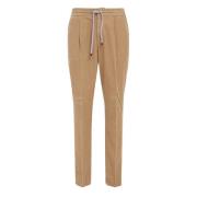 Brunello Cucinelli Byxor med dragsko Beige, Herr