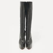 Christian Louboutin Pre-owned Pre-owned Laeder stvlar Black, Dam