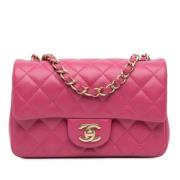 Chanel Vintage Pre-owned Laeder chanel-vskor Pink, Dam