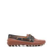 Tod's Kamelbrun Snörskor Moccasins Brown, Dam