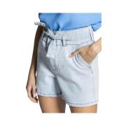 NAF NAF Denim Shorts Penb19 Blue, Dam