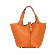 Hermès Vintage Pre-owned Laeder handvskor Orange, Dam