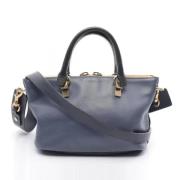 Chloé Pre-owned Pre-owned Laeder handvskor Blue, Dam