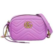 Gucci Vintage Pre-owned Laeder gucci-vskor Purple, Dam