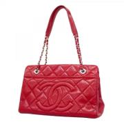 Chanel Vintage Pre-owned Laeder chanel-vskor Red, Dam