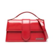 Jacquemus Rubinröd Läder Crossbody-väska Red, Dam