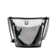 Chanel Vintage Pre-owned Plast chanel-vskor Black, Dam