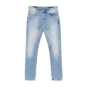 Dondup Blå Jeans Knappgylf Klassiska Fickor Blue, Herr