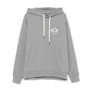 Tommy Hilfiger Grå hoodie med ficka Gray, Herr