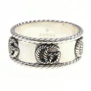 Gucci Vintage Pre-owned Silver ringar Gray, Dam