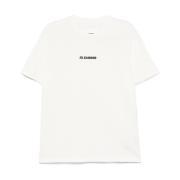 Jil Sander Vita T-shirts och Polos White, Herr