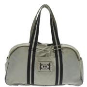 Chanel Vintage Pre-owned Canvas resvskor Gray, Dam