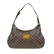 Louis Vuitton Vintage Pre-owned Canvas louis-vuitton-vskor Brown, Dam