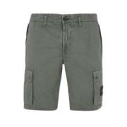 Stone Island Slim 'Musk' Bermuda Shorts Gray, Herr