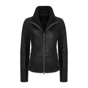 VSP Leather Jackets Black, Dam