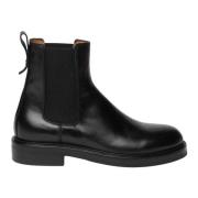 Elia Maurizi Svart Chelsea Boot Triple Leather Sole Black, Dam