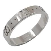 Gucci Vintage Pre-owned Silver ringar Gray, Dam