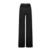 Rick Owens Svarta Bias Byxor Black, Dam