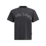 Palm Angels Monogram Ribbad T-shirt Black, Herr