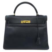 Hermès Vintage Pre-owned Laeder handvskor Blue, Dam