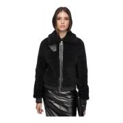 VSP Elise - Svart Shearling Jacka Black, Dam