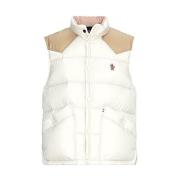 Moncler Quiltad Puffer Väst Beige, Herr