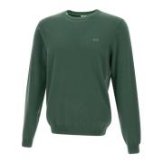 Sun68 Skoggrön Crew Neck Sweater Green, Herr