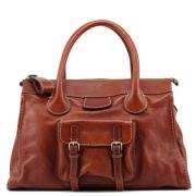 Chloé Pre-owned Pre-owned Laeder handvskor Brown, Dam