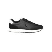 Calvin Klein Svart Polyester Sneaker Black, Herr