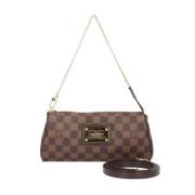 Louis Vuitton Vintage Pre-owned Canvas axelremsvskor Brown, Dam