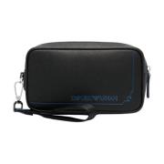 Emporio Armani Herr Saffiano Effekt Clutch Black, Herr