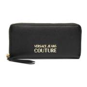 Versace Jeans Couture Svart plånbok och kortfodral - Stilren Black, Da...