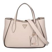 Guess Multifärgad Keandra Girlfriend Satchel White, Dam