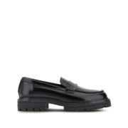 Hogan Svarta Moccasins för Män Aw24 Black, Herr