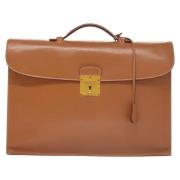 Hermès Vintage Pre-owned Laeder portfljer Brown, Herr